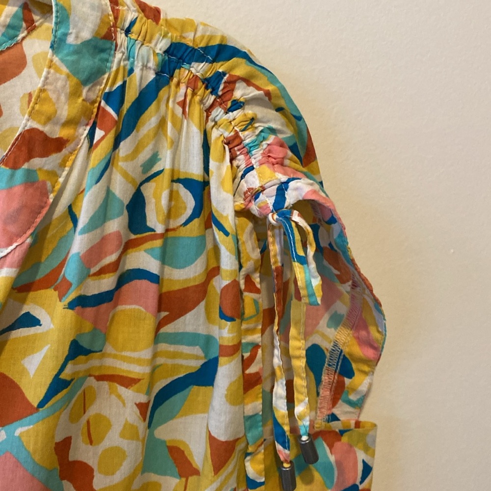Anthropologie Abstract Print Button Down Shirt - image 3